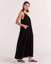 EVA ONE SHOULDER MAXI DRESS