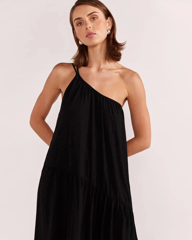 EVA ONE SHOULDER MAXI DRESS