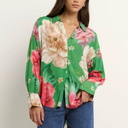 SWIPE APPLE FLORAL OVERSIZED EVENT SHIRT