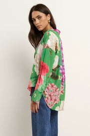 SWIPE APPLE FLORAL OVERSIZED EVENT SHIRT