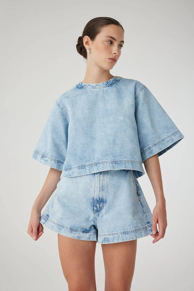 LUNA TOP - CLOUD WASH