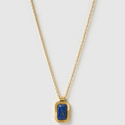 TEO GOLD NECKLACE - LAPIS