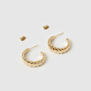 TILLY GOLD HOOP EARRINGS