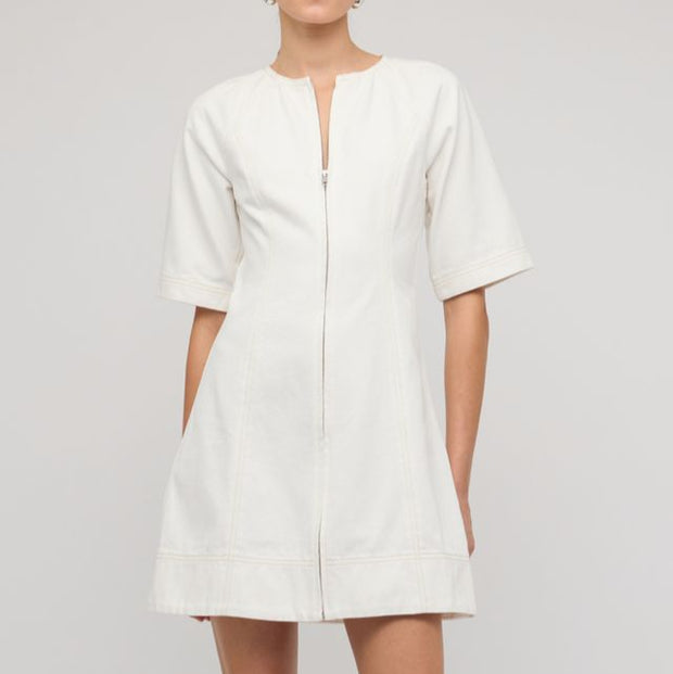 ZENITH DENIM MINI DRESS