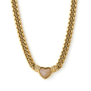 Valentine Rose Quartz Necklace