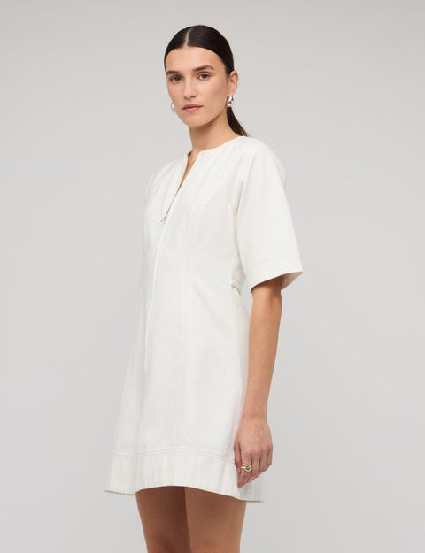 ZENITH DENIM MINI DRESS