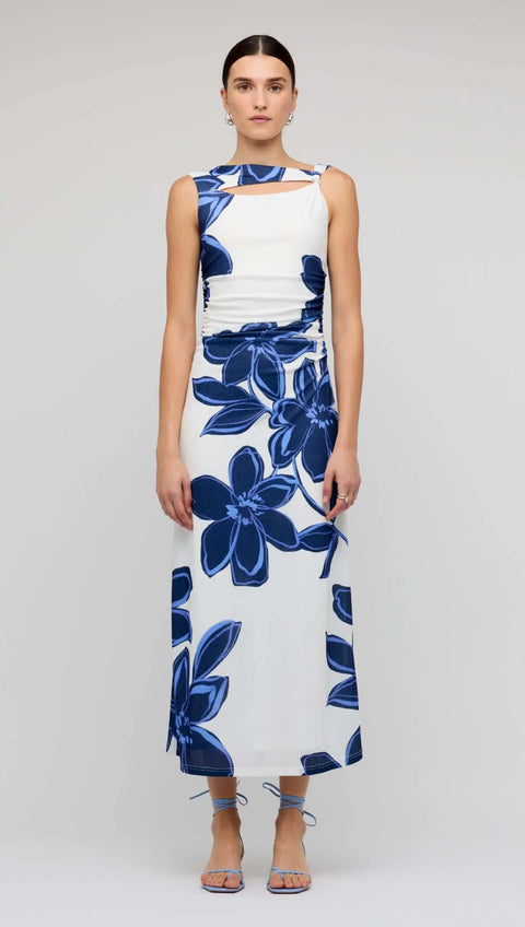 ETHOS MESH MIDI DRESS