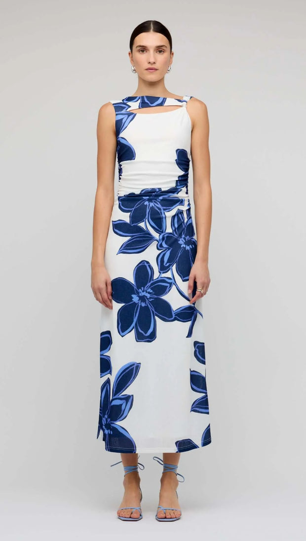 ETHOS MESH MIDI DRESS