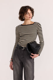 LANA STRIPE KNIT TOP