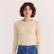 KYRA RIB KNIT TOP