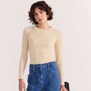 KYRA RIB KNIT TOP