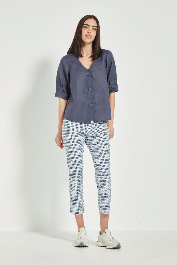 ACROBAT TILE PANT - DENIM PRINT