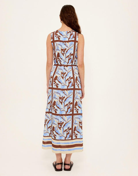 CIELO SHEATH MIDI DRESS - ABSTRACT