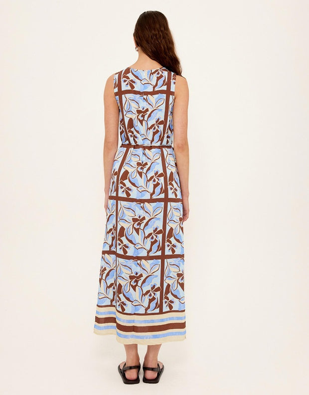 CIELO SHEATH MIDI DRESS - ABSTRACT