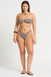 BLAKE BANDEAU - SABLE DOT STRIPE