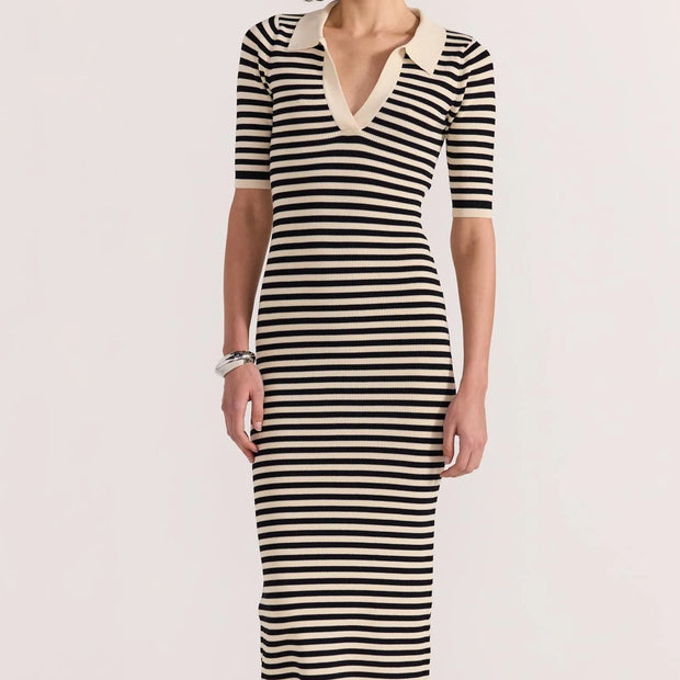 LANA STRIPE KNIT DRESS