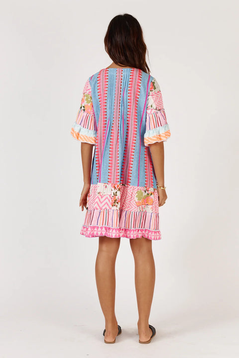 CORFU DRESS - MULTI