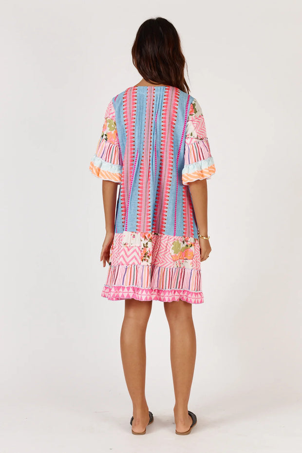 CORFU DRESS - MULTI