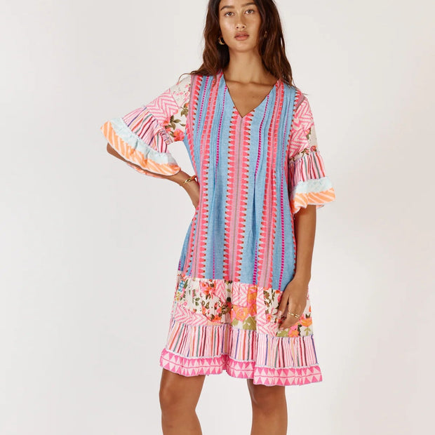 CORFU DRESS - MULTI