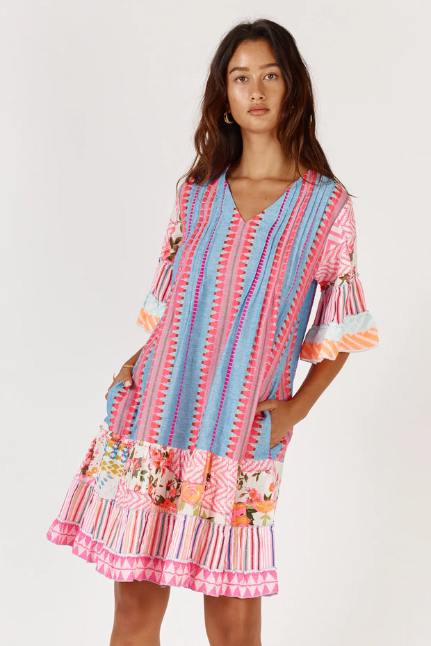 CORFU DRESS - MULTI