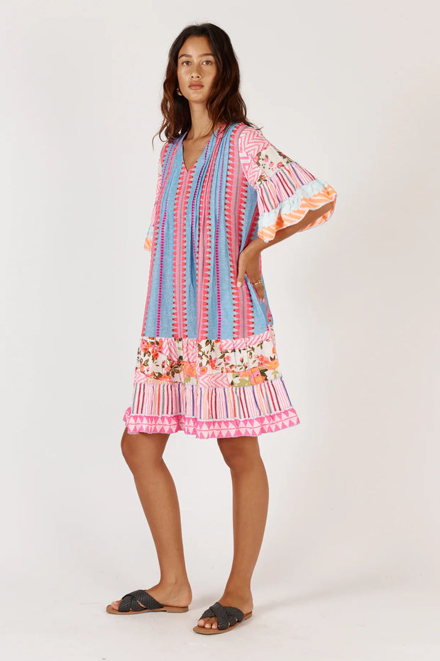 CORFU DRESS - MULTI
