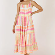CORFU MAXI DRESS - NEON