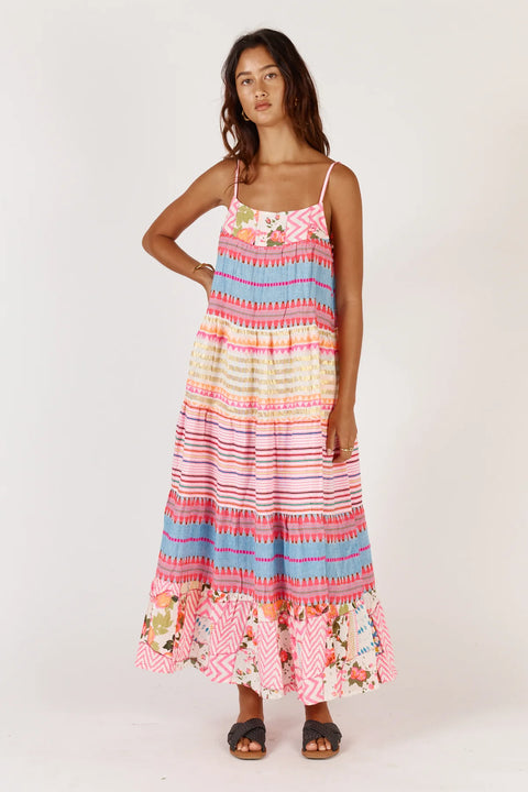 CORFU MAXI DRESS - PATCH