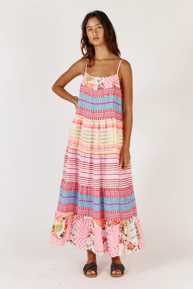 CORFU MAXI DRESS - PATCH