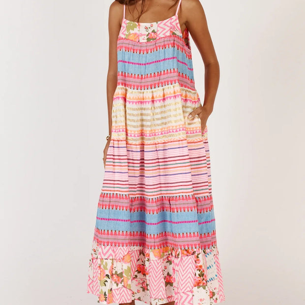 CORFU MAXI DRESS - PATCH