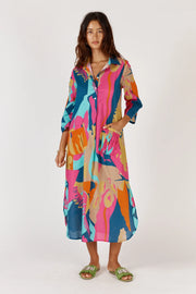 LOTUS BLOOM MIDI DRESS