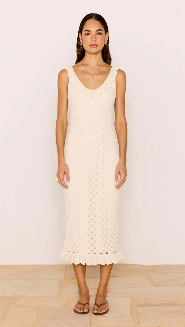 SABINE POINTELLE MIDI DRESS