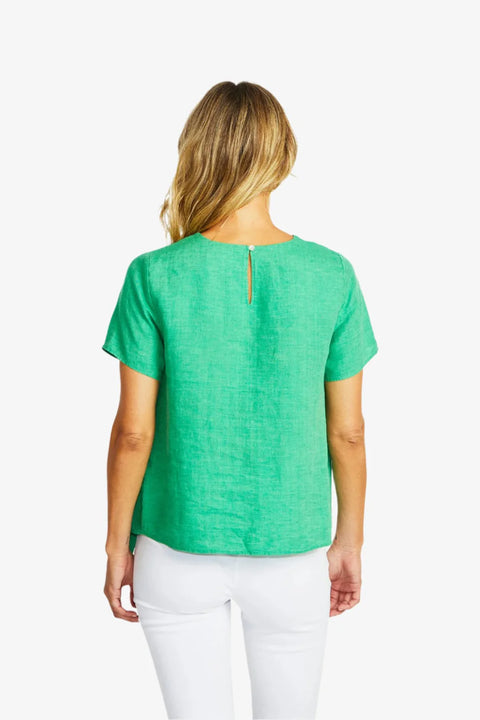 JASMINE LINEN KNOT TOP