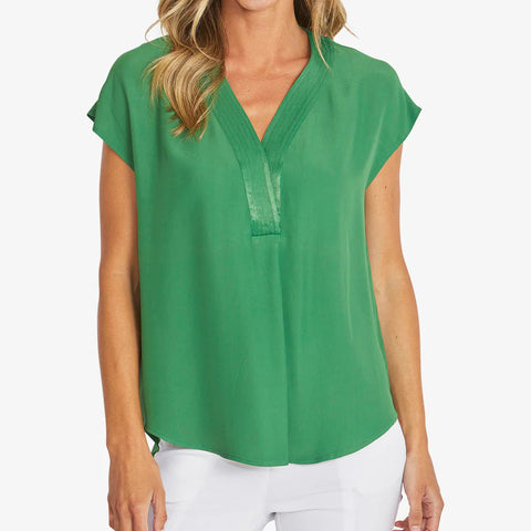 KIRA SLINKY TOP - DARK CLOVER