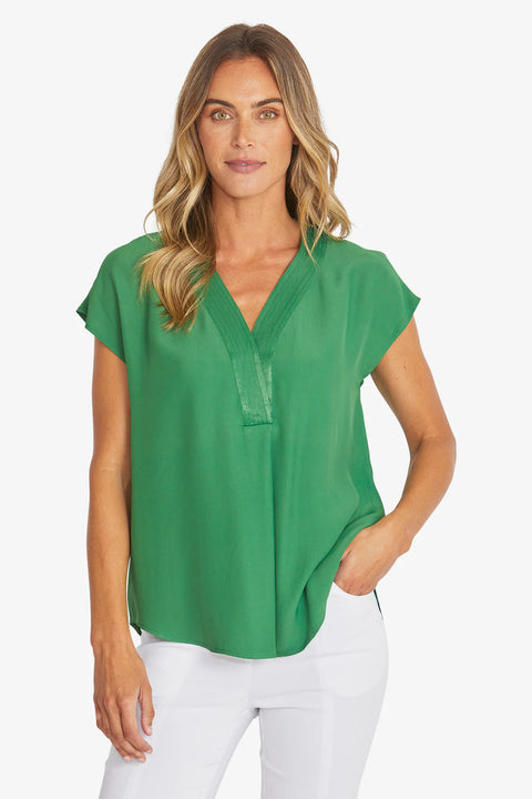 KIRA SLINKY TOP - DARK CLOVER