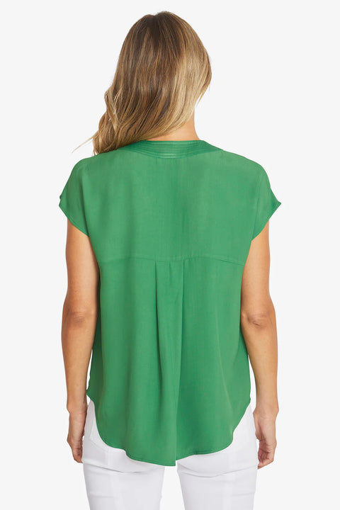 KIRA SLINKY TOP - DARK CLOVER