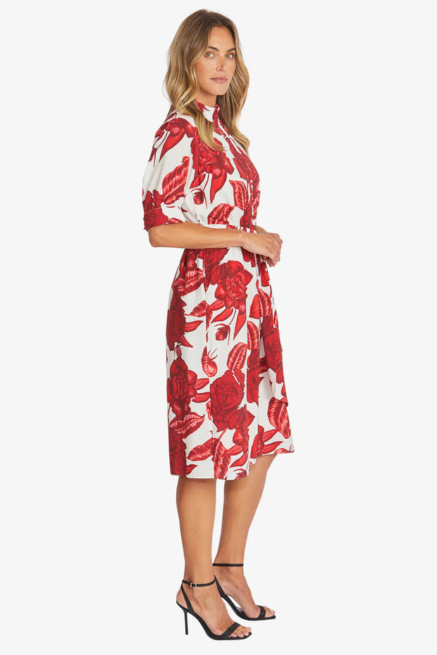 VALENCIA BELTED DRESS