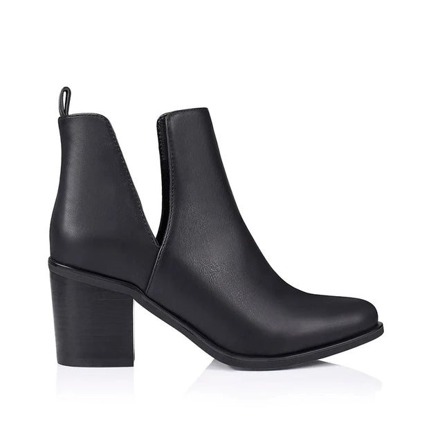 SANTANA CUT OUT ANKLE BOOTS