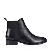 SAUCEY GUSSET ANKLE BOOTS - BLACK